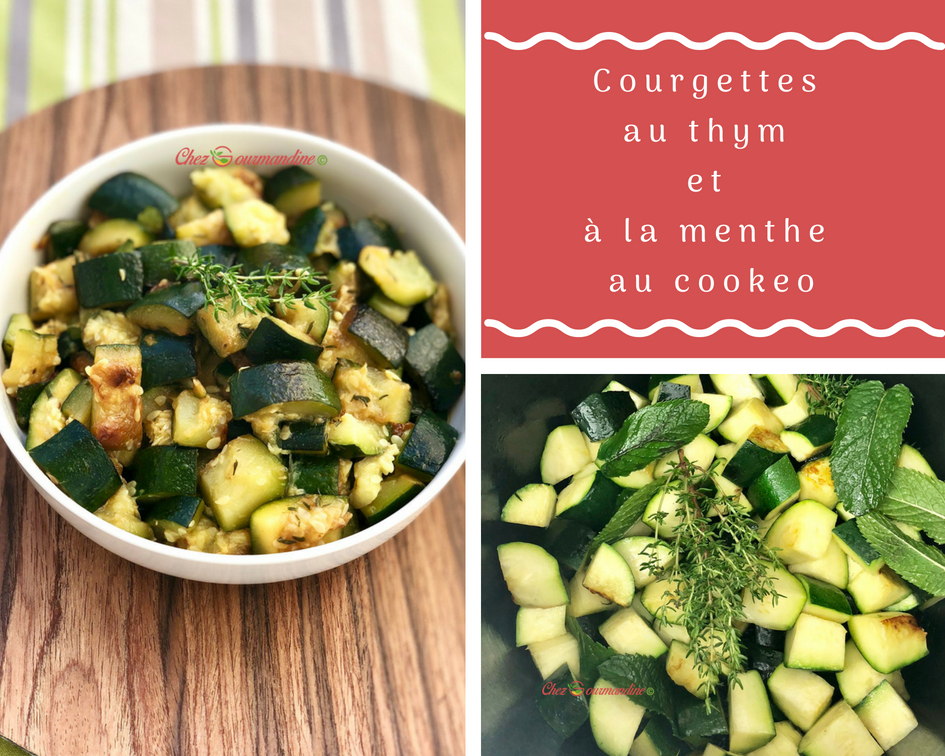 Courgettes menthe