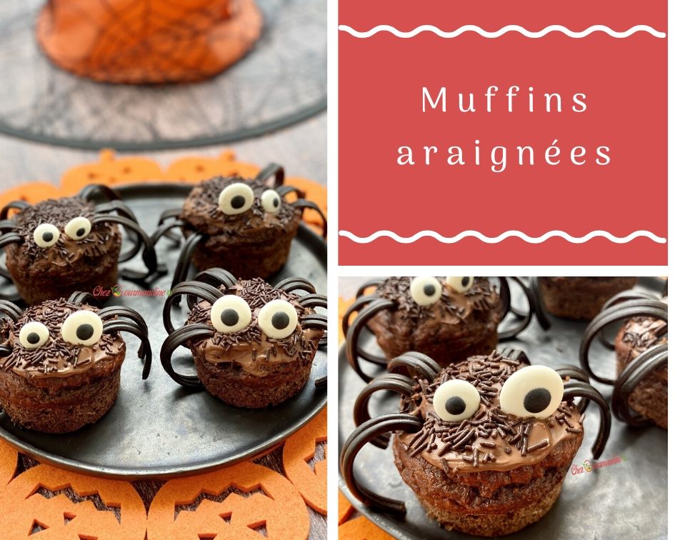 Muffins araignées