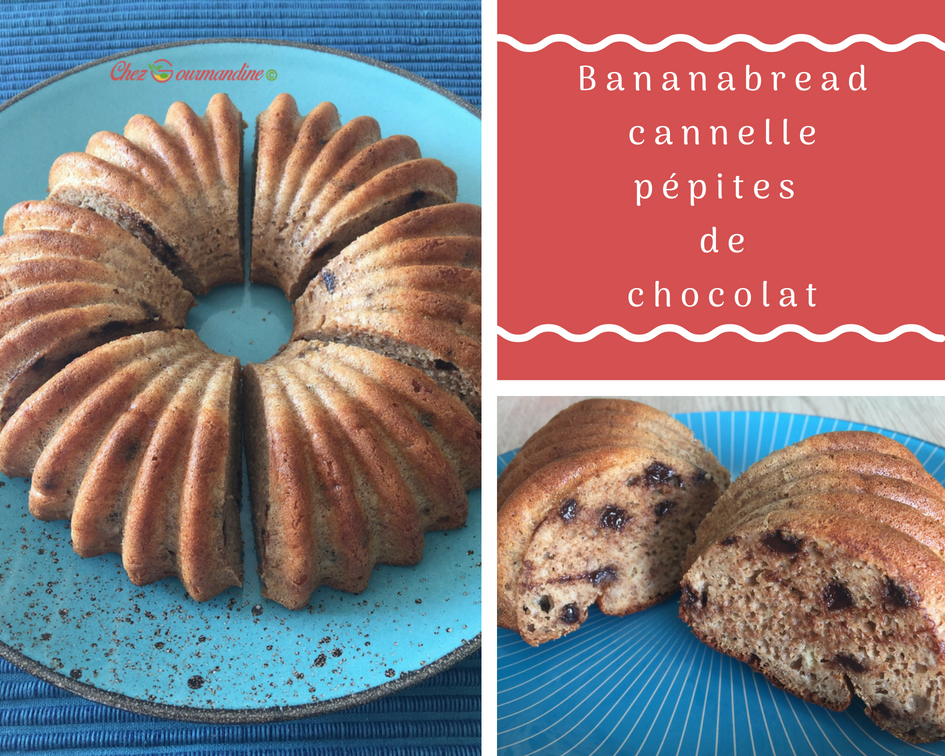 Bananabread cannelle chocolat