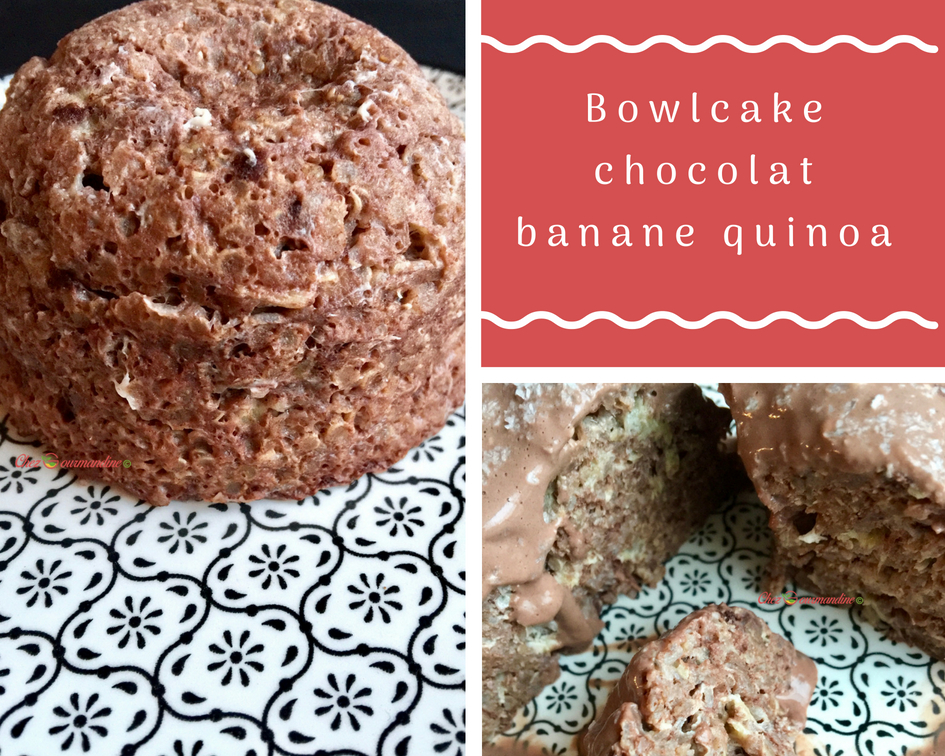 Bowlcake chocolat banane quinoa