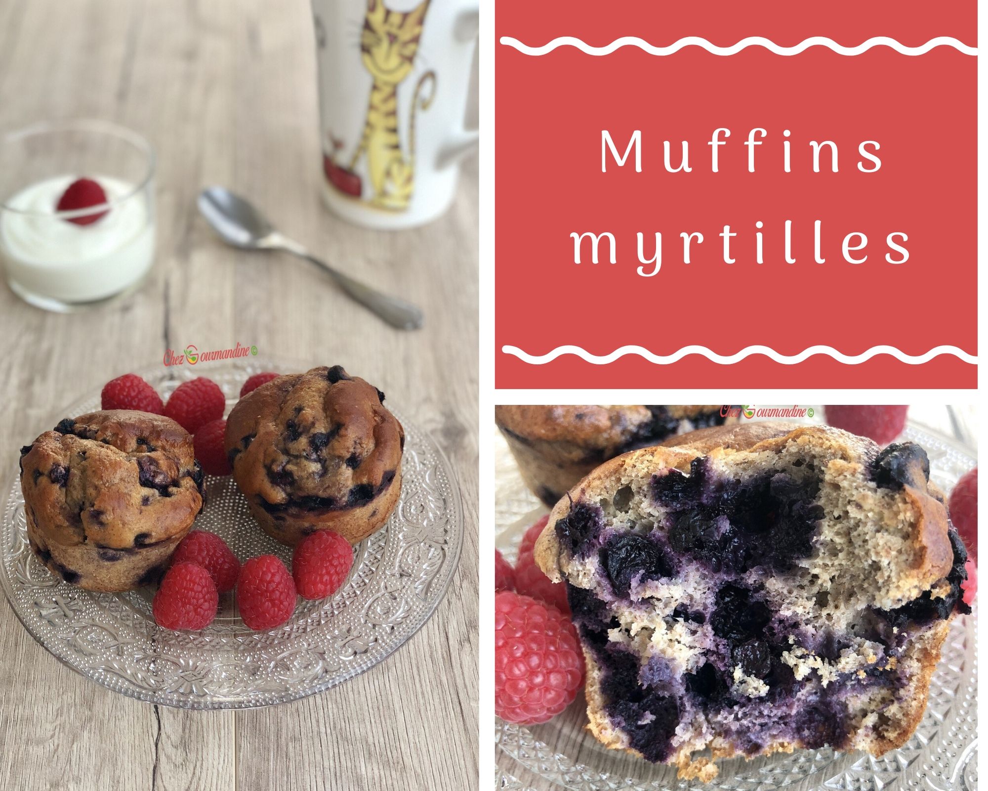 Muffins myrtilles